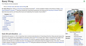 Kacey Wong Wikipedia